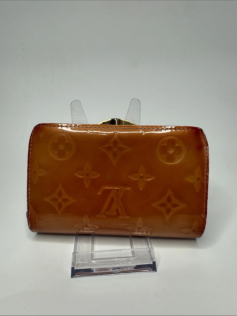 Louis Vuitton Yellow Vernis Leather French Purse Wallet | Women’s | Used |